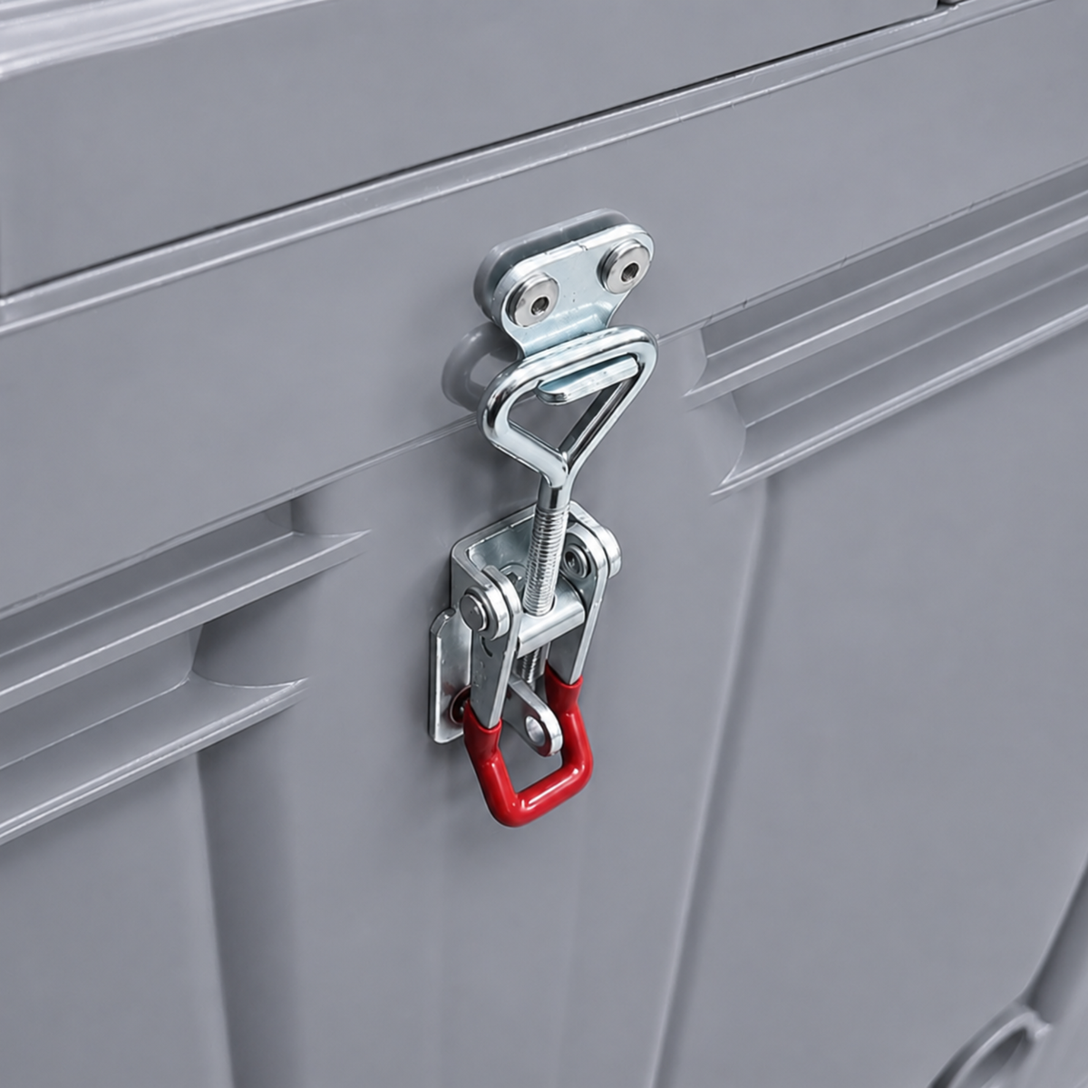 Heavy Duty Mobile Pallet Box | Grey | Swivel Castors