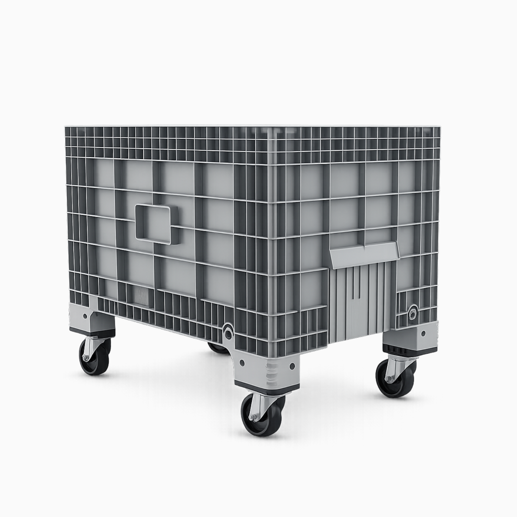 Mobile Euro Pallet Box with Swivel Castors