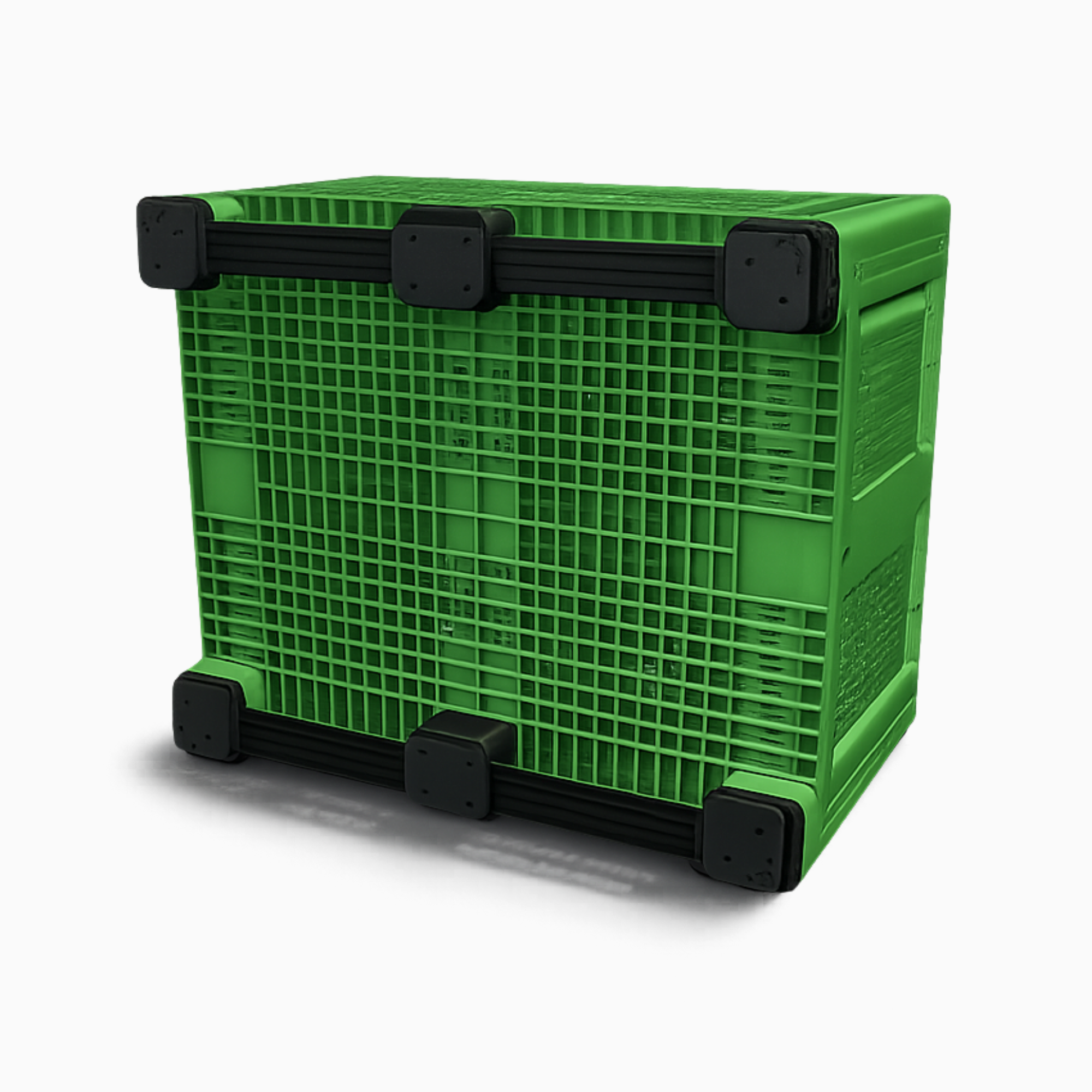 Green Vented Pallet Box