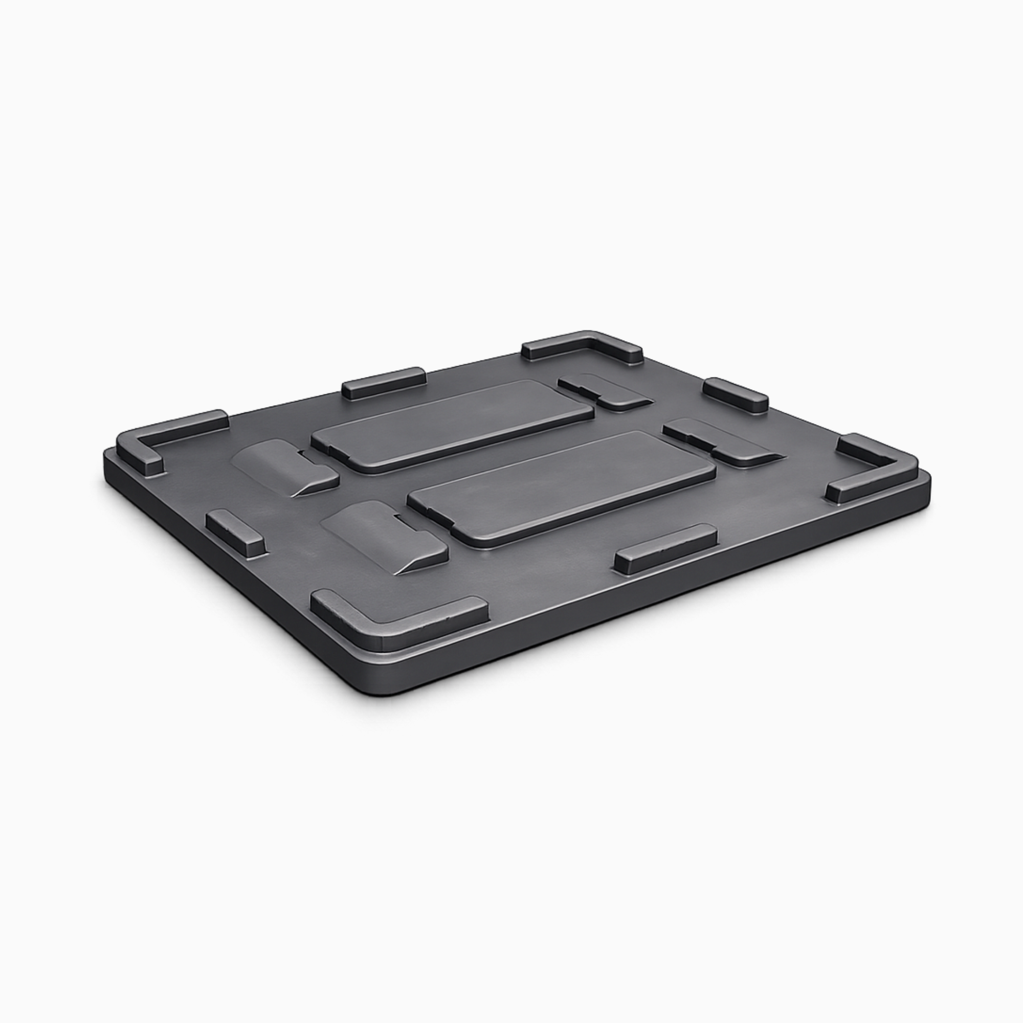 Heavy duty pallet box lid