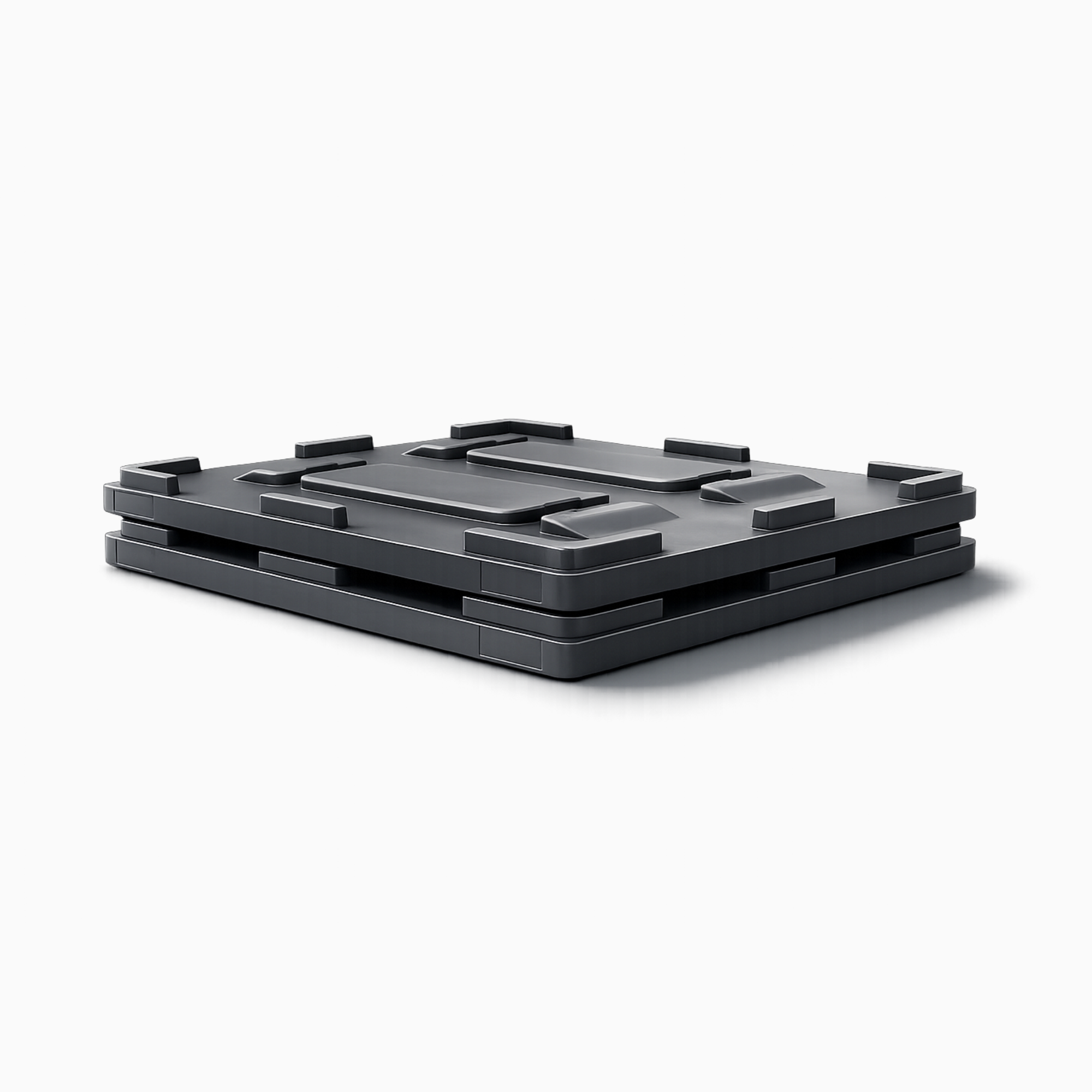 Heavy duty pallet box lid