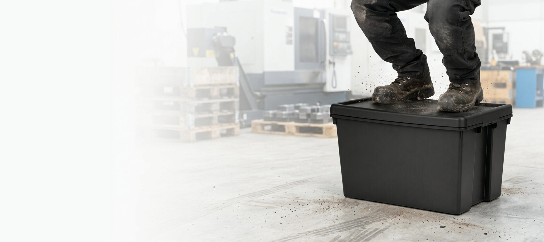 Heavy Duty Storage Box from Stack Industrial