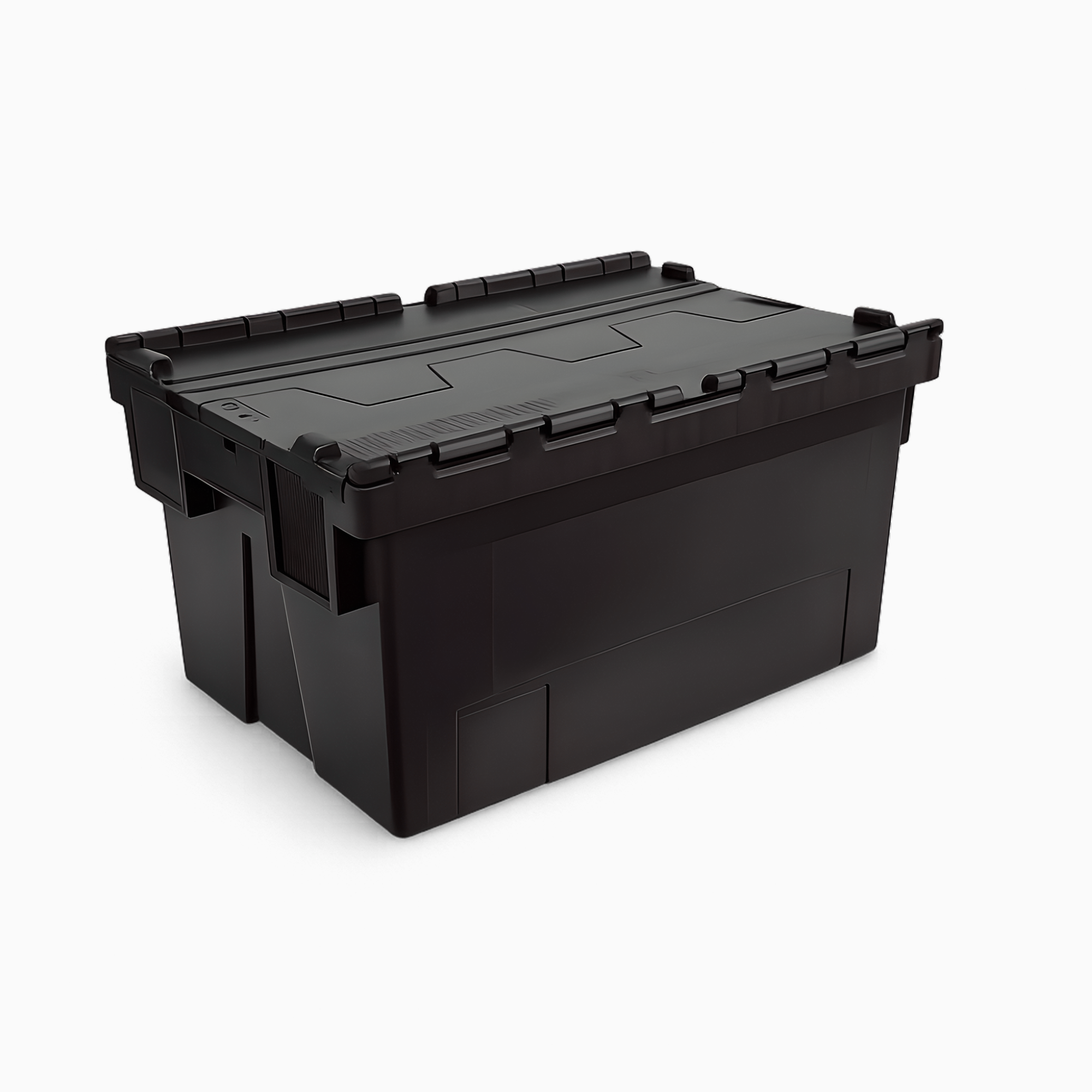 52L Attached Lid Tote Box