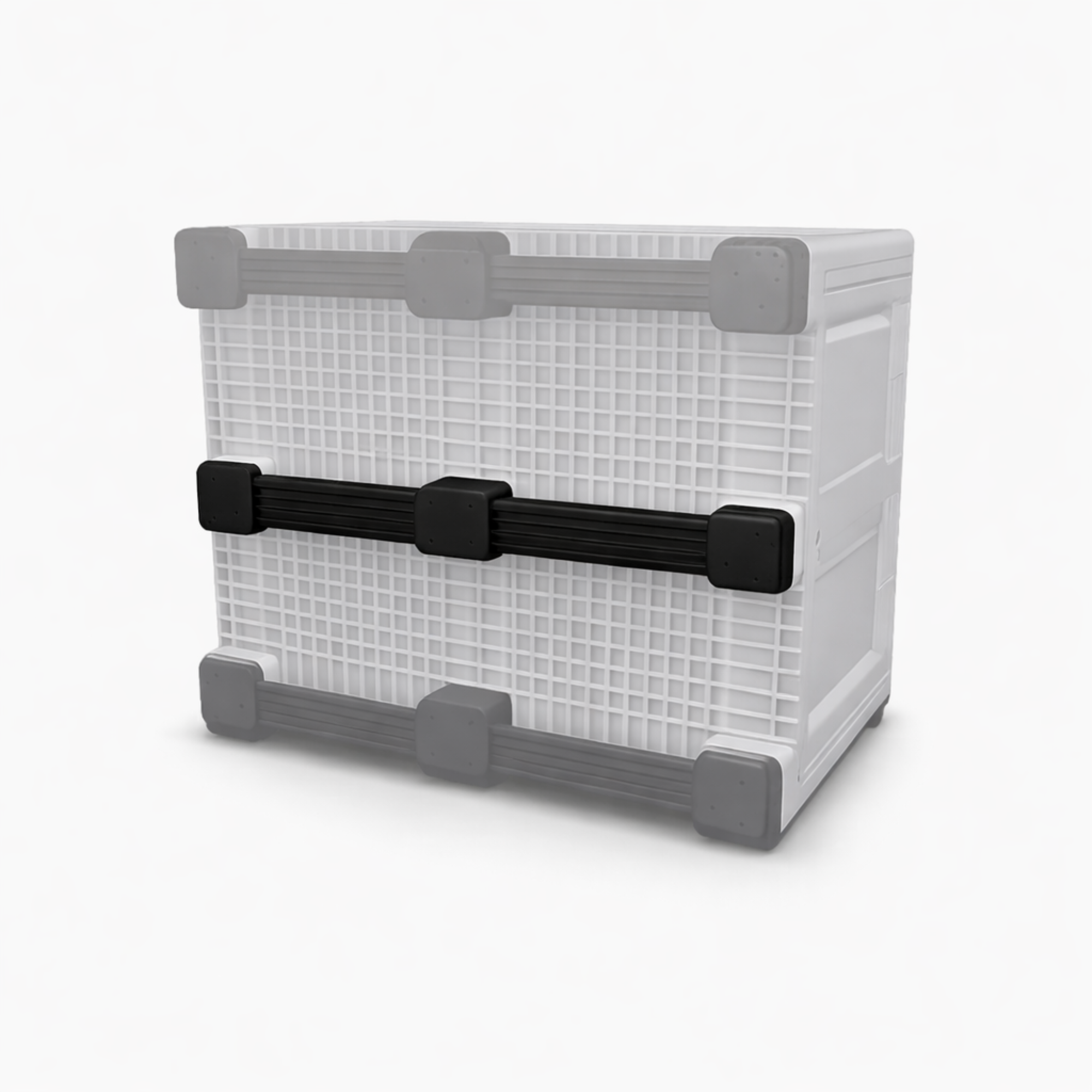 Additional Third Skid for heavy duty pallet box
